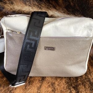 Pretta Borse In Pelle Genuine Italian Leather Crossbody Handbag Made In Italy